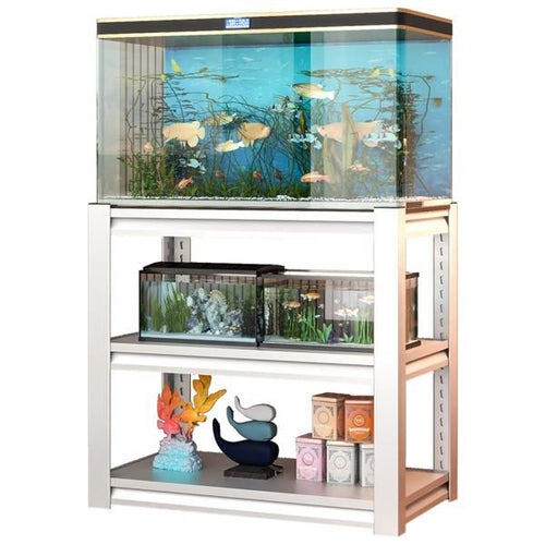 40-50 Gallon Fish Tank Stand - Metal Aquarium Stand, 31.5 "L x 18 "W x