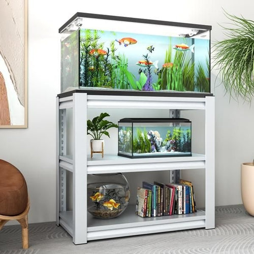 40-50 Gallon Fish Tank Stand - Metal Aquarium Stand, 31.5 "L x 18 "W x